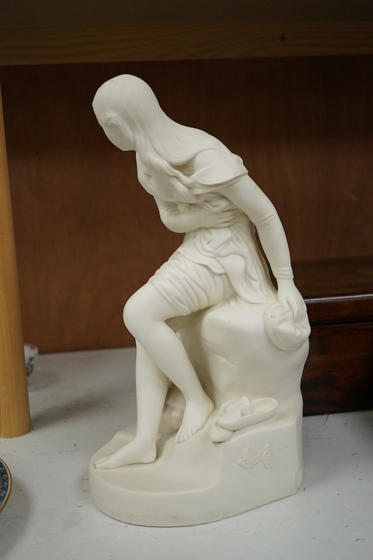 A Minton Parian figure, Dorothea by John Bell, 35cm